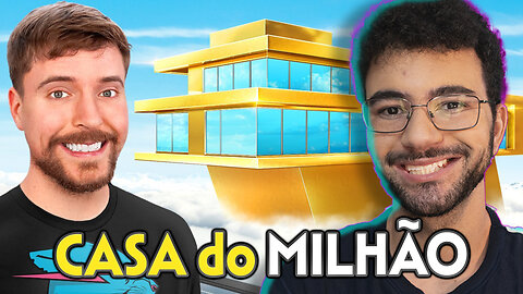 Casa de $1 VS de $100,000,000! - Rk Play reage MrBeast
