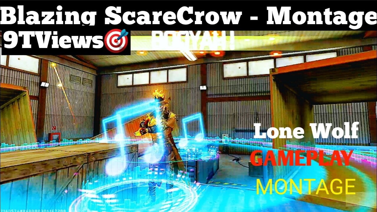 Free Fire New Revenge Blazing ScareCrow Bundle Lone Wolf Montage gameplay video 2024 !