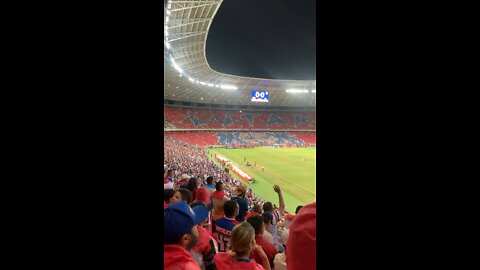 TORCIDA DO FORTALEZA DÁ UM SHOW EM SUA ESTREIA NA LIBERTADORES.