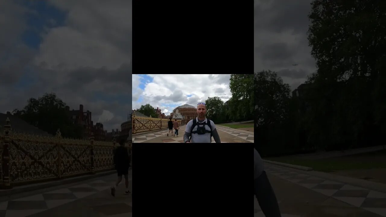 Royal Albert hall &The Albert Memorial vlog GoPro. London 13th July 2023 #shortsvideo