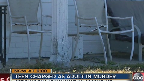 Teen charged with murder