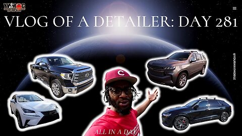 VLOG OF A DETAILER: DAY 281 - DETAILING AN AUDI Q8 AND TUNDRA AND A LEXUS NX300 #mobiledetailer