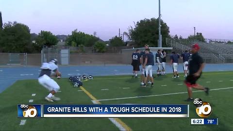 Pro Treatment: Granite Hills with a tough schedule in 2018