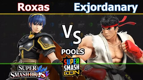 Roxas (Marth) vs. Exjordanary (Ryu) - Wii U Singles Pools - SSC2017
