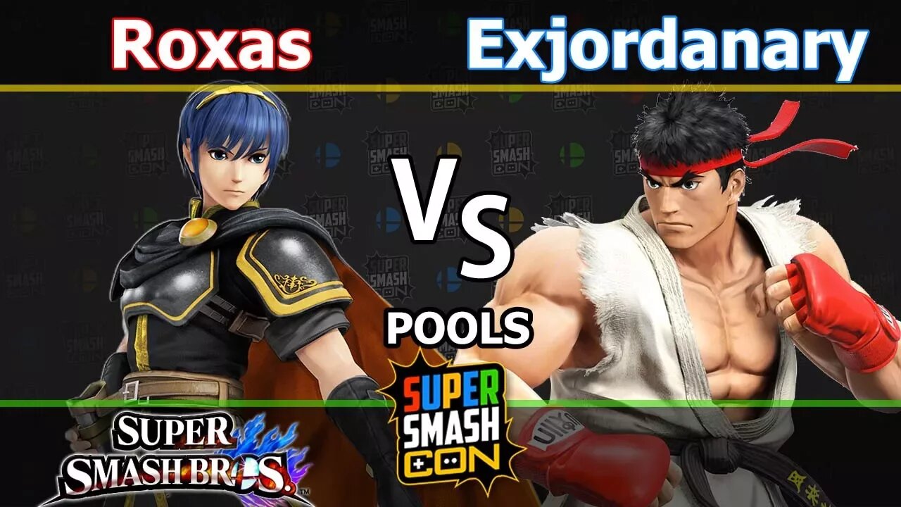 Roxas (Marth) vs. Exjordanary (Ryu) - Wii U Singles Pools - SSC2017