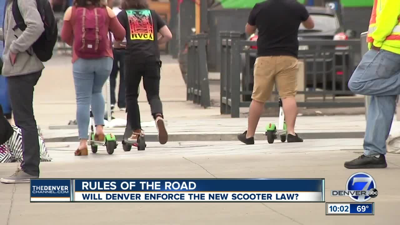 City council members vote to remove scooters from Denver sidewalks