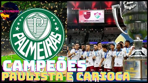 CAMPEÕES PAULISTA E CARIOCA PALMEIRAS E FLUMINENSE 2023