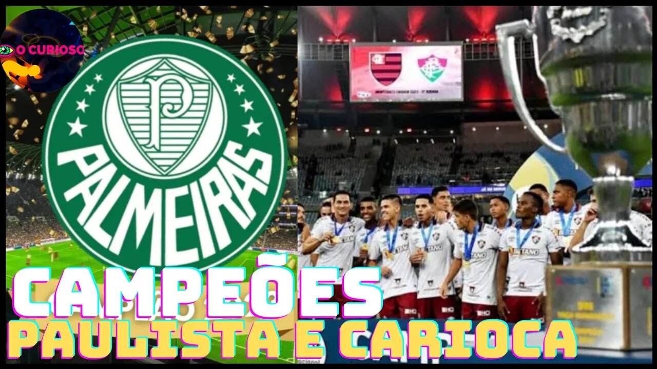 CAMPEÕES PAULISTA E CARIOCA PALMEIRAS E FLUMINENSE 2023