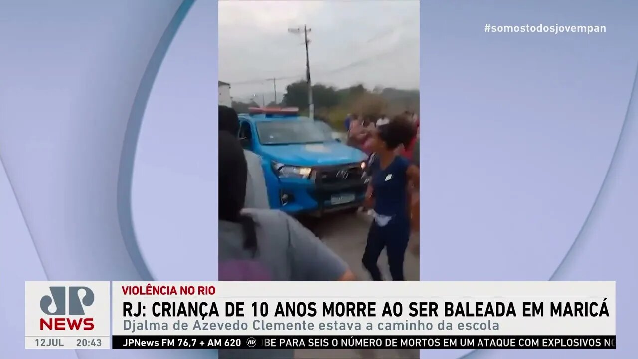 Menino de 11 anos morre ao ser baleado em Maricá, RJ