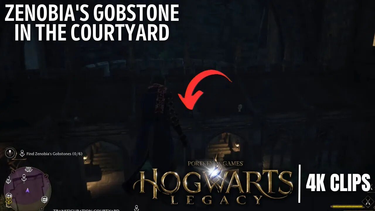 Zenobia's Gobstone In The Courtyard (I Used A Broom For This One) | Hogwarts Legacy 4K Clips