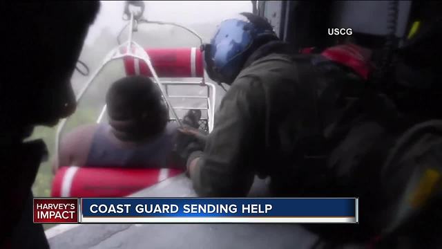 Milwaukee Coast Guard pitching in to help with Harvey rescue efforts