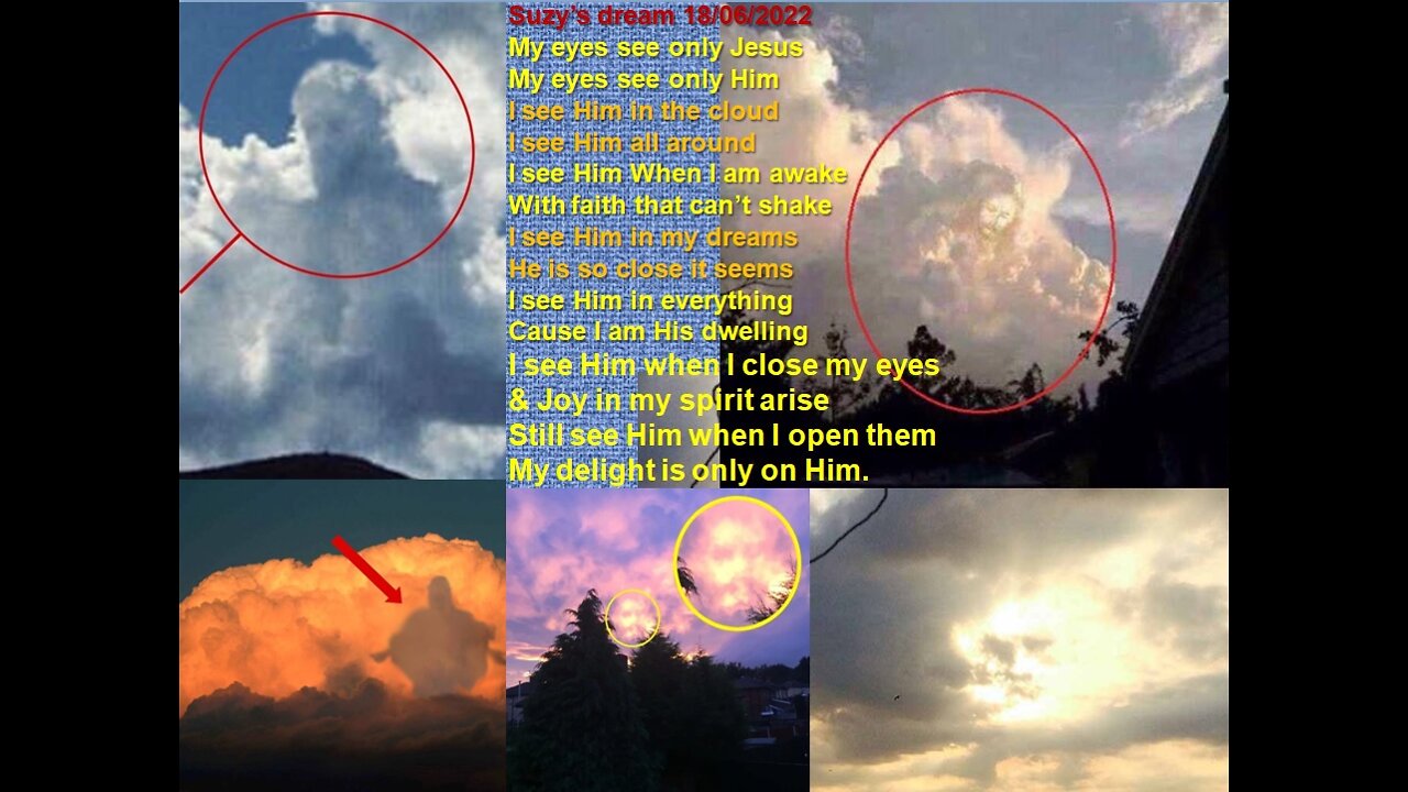 Ps Suzy Antoun-My eyes see only Jesus-I see Him in the cloud-I see Him in everything