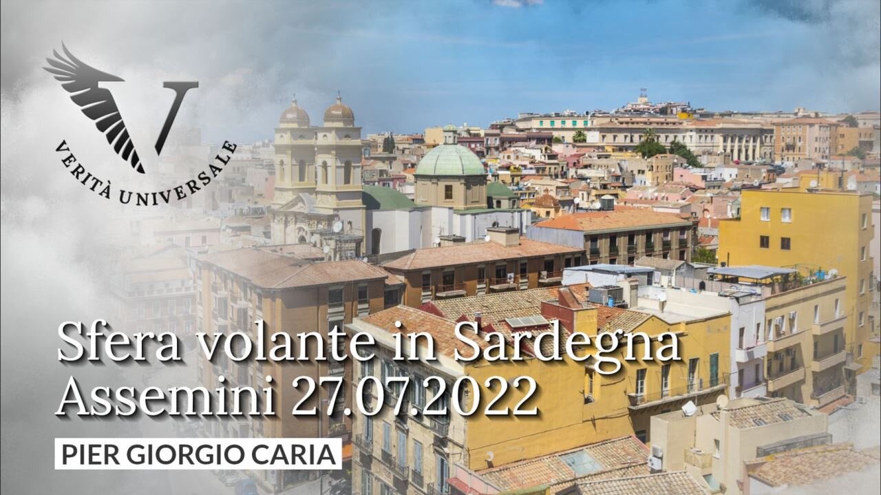 Sfera volante in Sardegna - Assemini 27.07.2022 - Pier Giorgio Caria