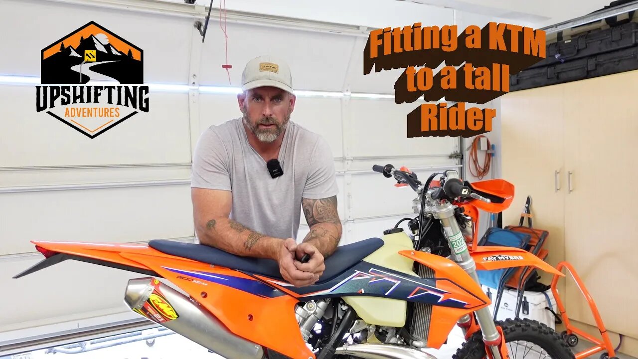 I'm too tall for my KTM, Part I. Fitting a dirt bike to a taller rider