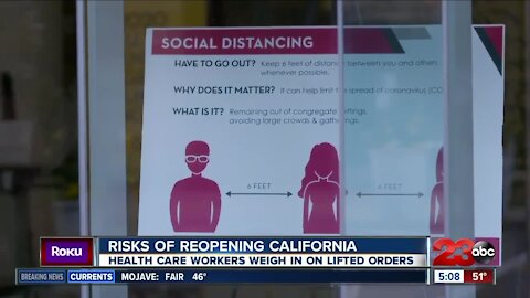 Risks of Reopening California: Health care workers weigh in on lifted orders