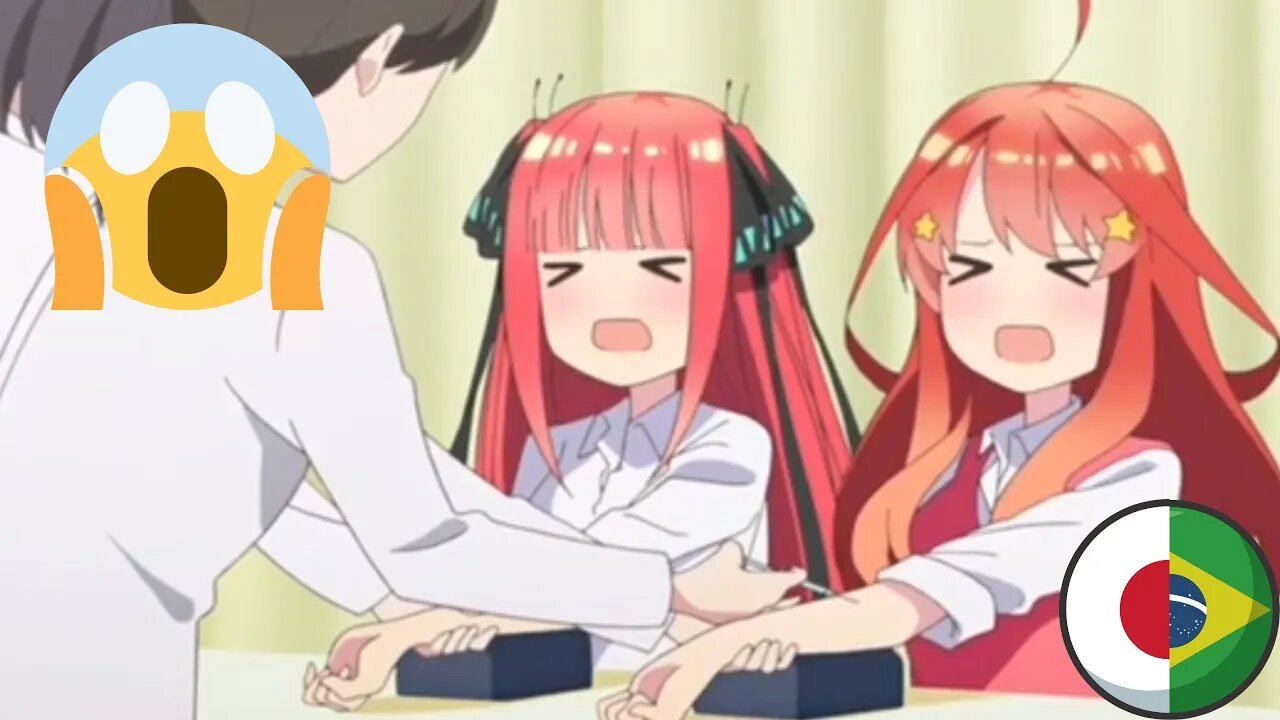 ELAS TEM MEDO DE AGULHA....[Go-Toubun no Hanayome] legendado PT-BR