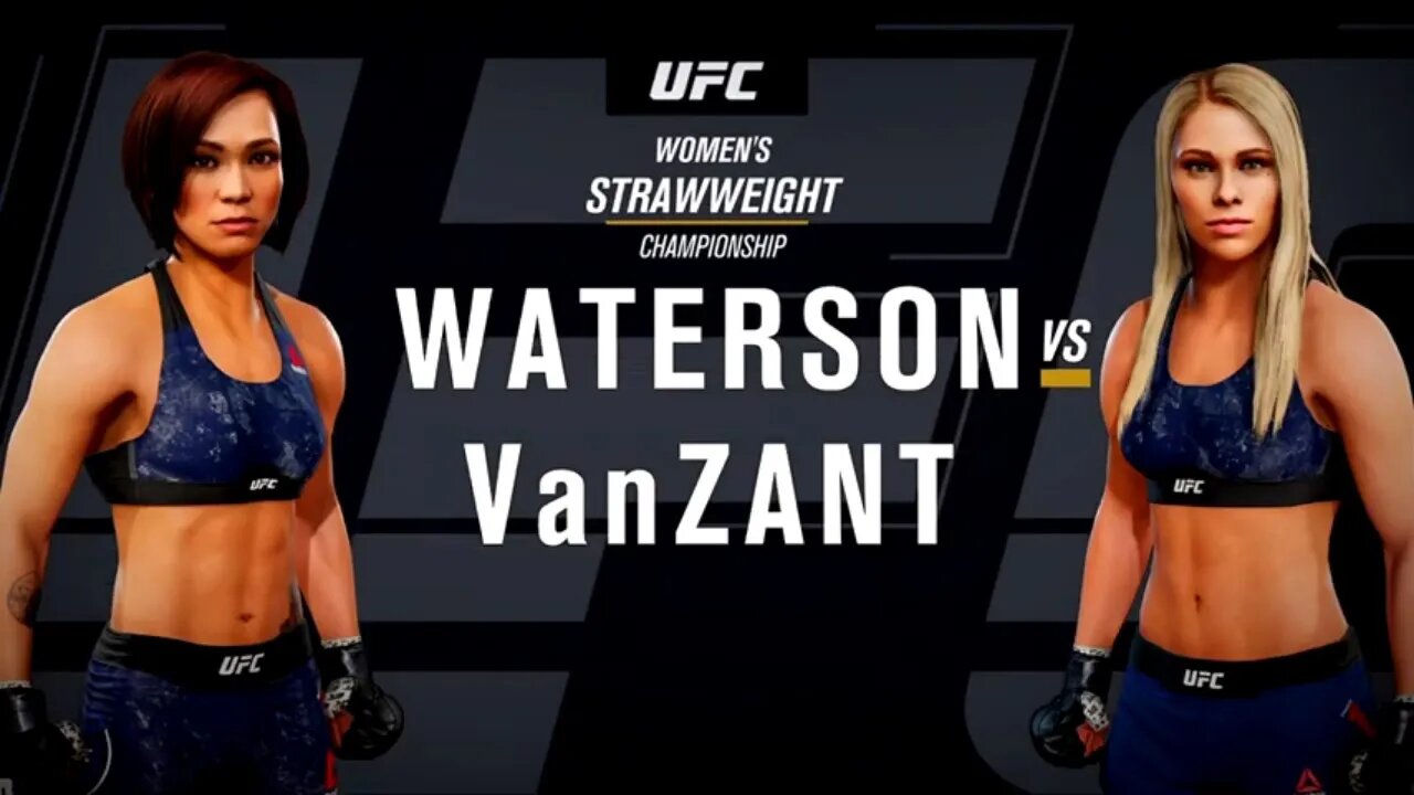 EA Sports UFC 3 Gameplay Paige VanZant vs Michelle Waterson