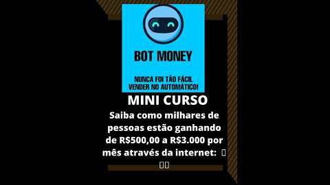 faça sua primeira vendas usando o bot