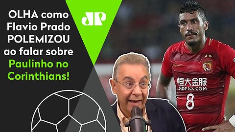 "Se o Corinthians BRIGAR pelo Paulinho com o Bragantino, É ÓBVIO que..." OLHA como Flavio POLEMIZOU!