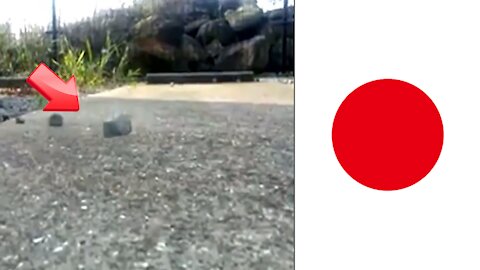 A floating stone I stumbled upon in Japan around September 2013 [Conspiracy]