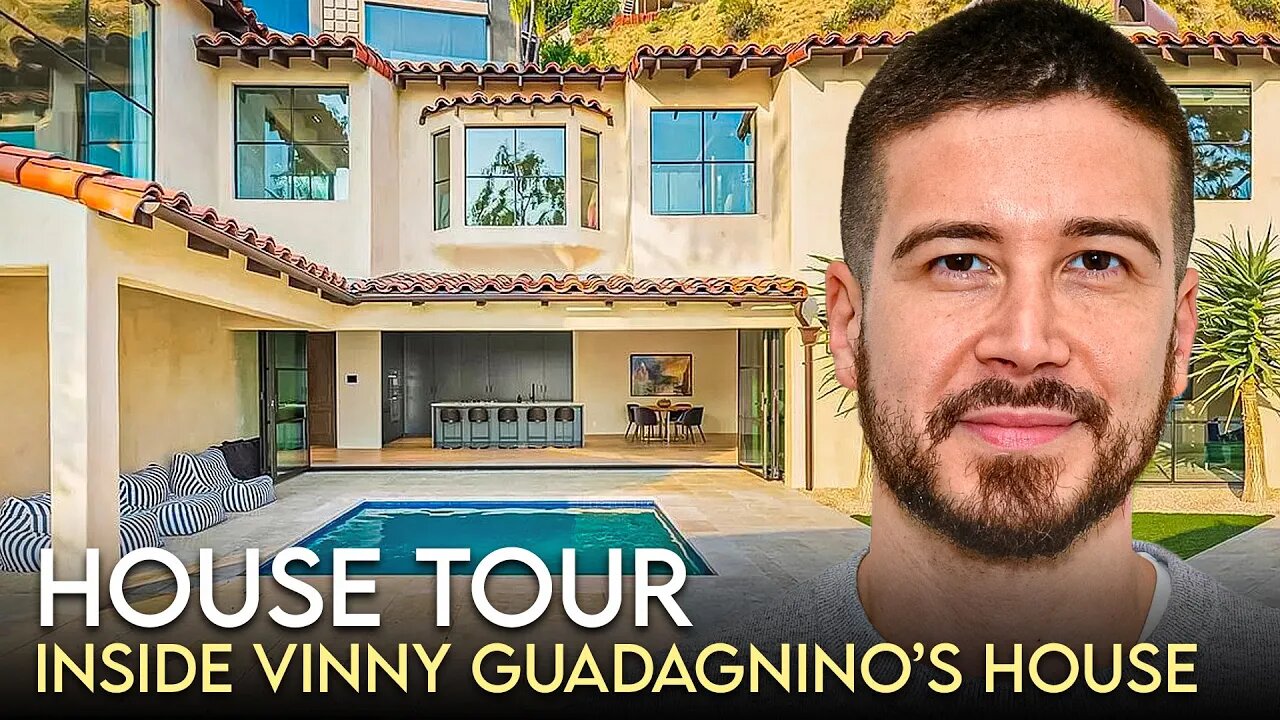 Vinny Guadagnino | House Tour | Jersey Shore Star’s $3.5 Million LA Mansion & More