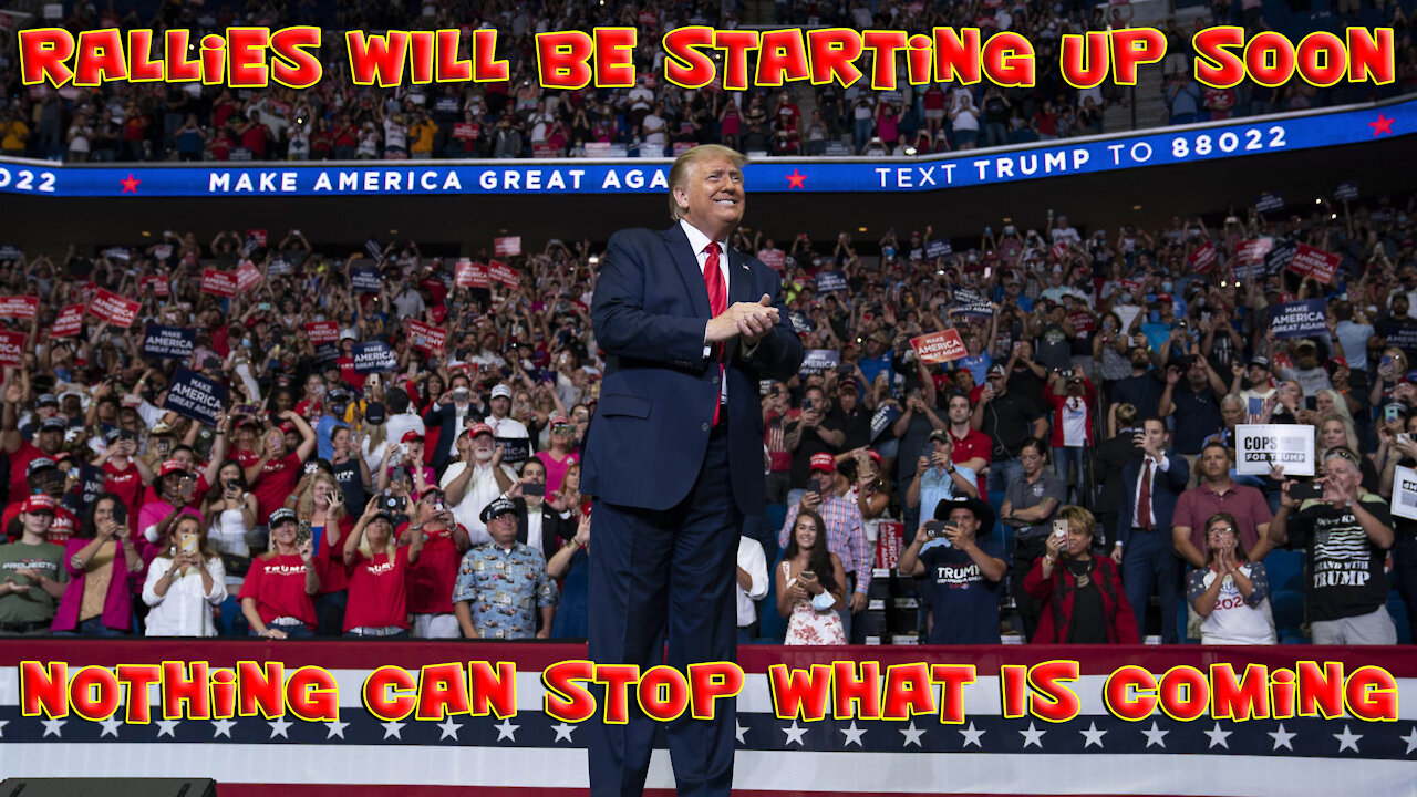 Rallies Are Going To Add So Much To This Mix - WWG1WGA