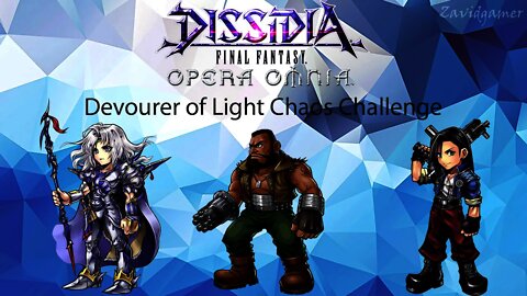 DFFOO GL Devourer of Light Chaos challenge (Cecil Paladin, Barret, Laguna) 44 turns