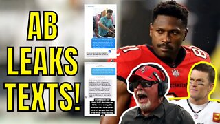 Antonio Brown LEAKS TEXTS With Bruce Arians And Alex Guerrero, Calls Out Tom Brady On Social Media!