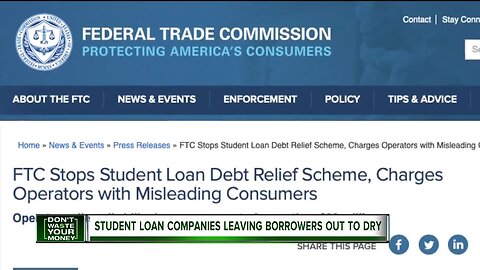 Student loan companies leaving borrowers out to dry