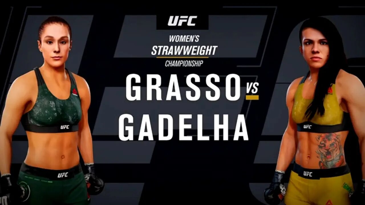 EA Sports UFC 3 Gameplay Claudia Gadelha vs Alexa Grasso