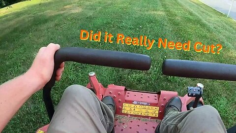 POV Mowing and Trimming | I Haven't Mowed in Over a Month