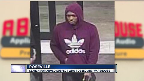 Police: Man pulled gun during robbery of Roseville ABC Warehouse
