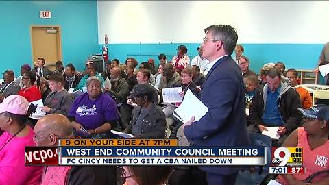 West End Community Council meets ahead of talks with FC Cincinnati