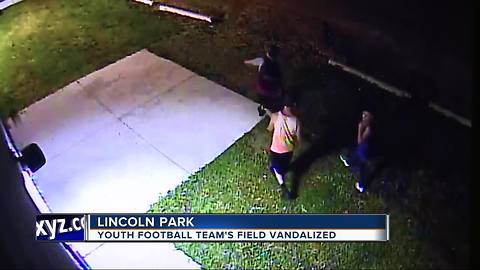 Metro Detroit youth football field vandalized, suspects knock over port-a-potties