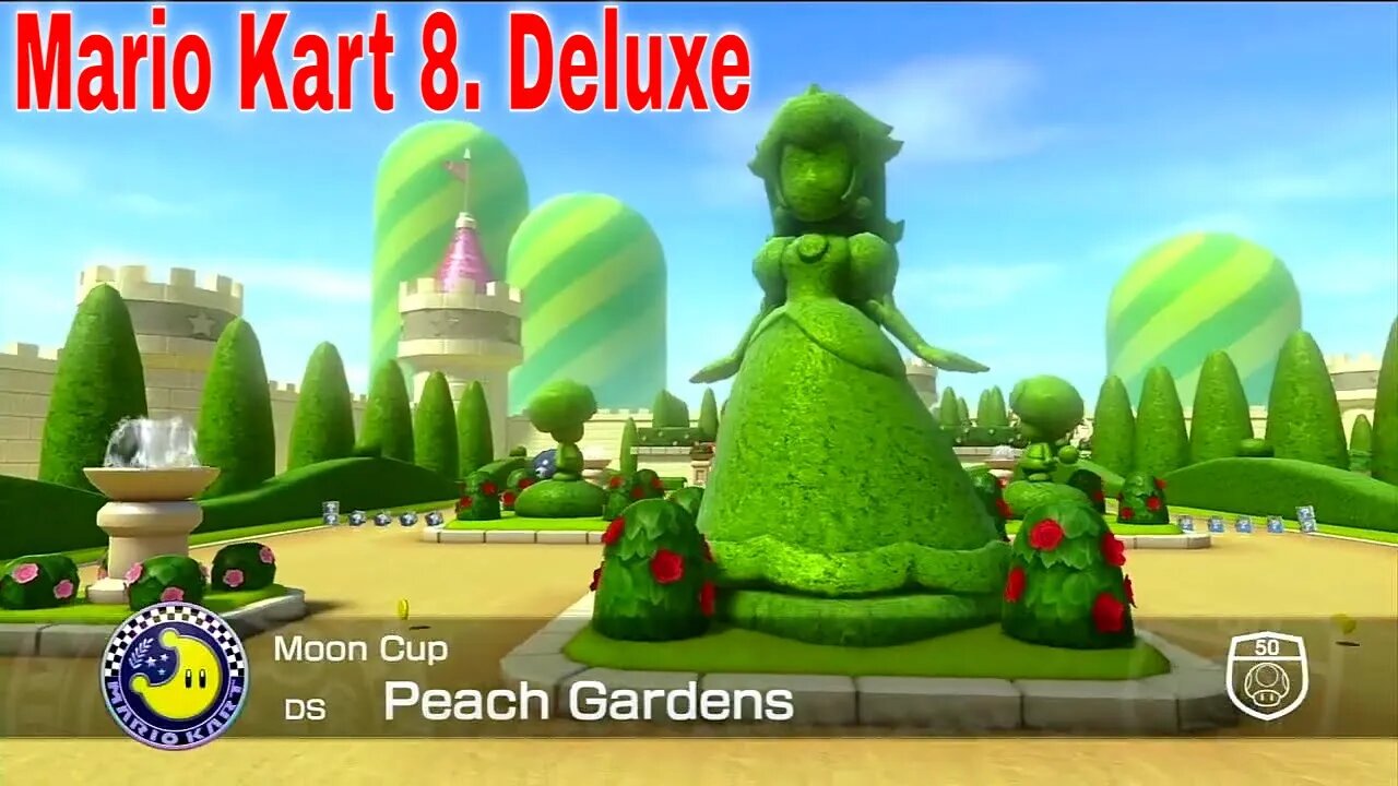 Mario Kart 8. Deluxe: Moon Cup-Peach Gardens