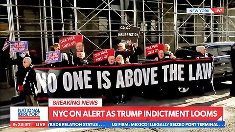 OOPS: The protesters are calling for Trump's arrest