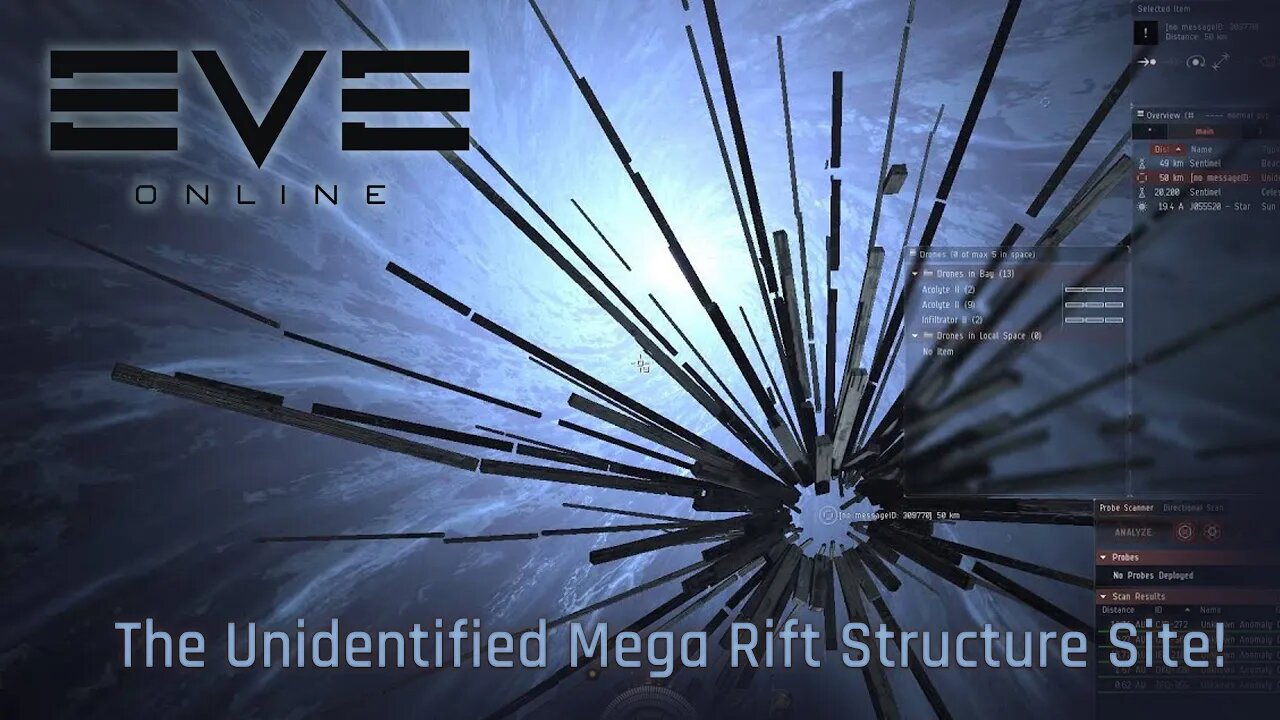 Eve Online: The Unidentified Mega Rift Structure Site!