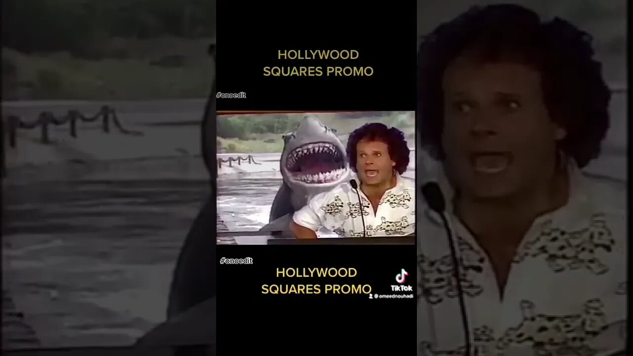 Hollywood Squares promo Richard Simmons, the uncle from A.L.F. #funny #onoedit #vintage #hollywood