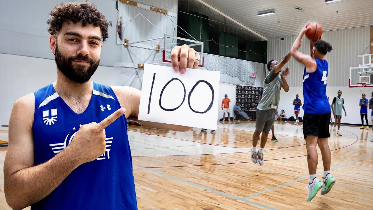 I Scored 100 POINTS In A Real Game...