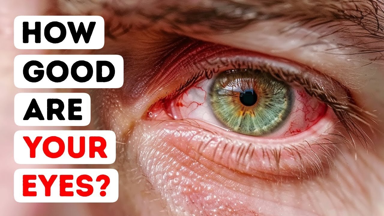 How Good Are Your Eyes? Cool & Quick Test