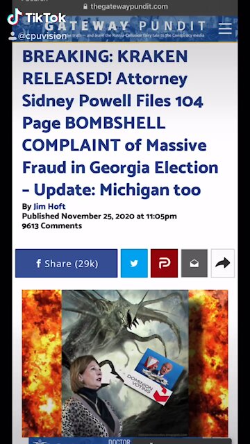 Sidney Powell’s 'Release the Kraken'