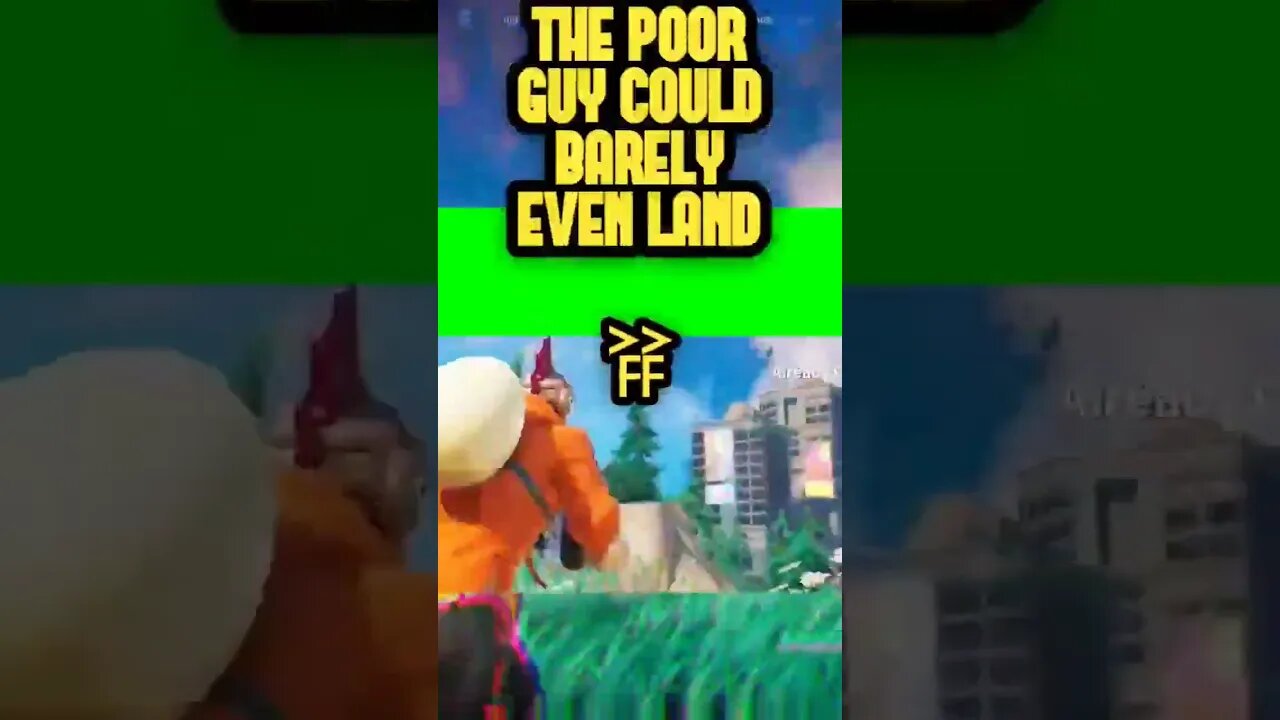 POOR GUY 😂 #fortnite #battleroyale #chapter4 #zerobuild #teamrumble #SNIPER #SNIPES #GG #GAMING