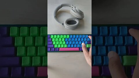 KBD67 w Novelkeys x Kailh Cream Lubed Switches (ASMR) #shorts #asmr