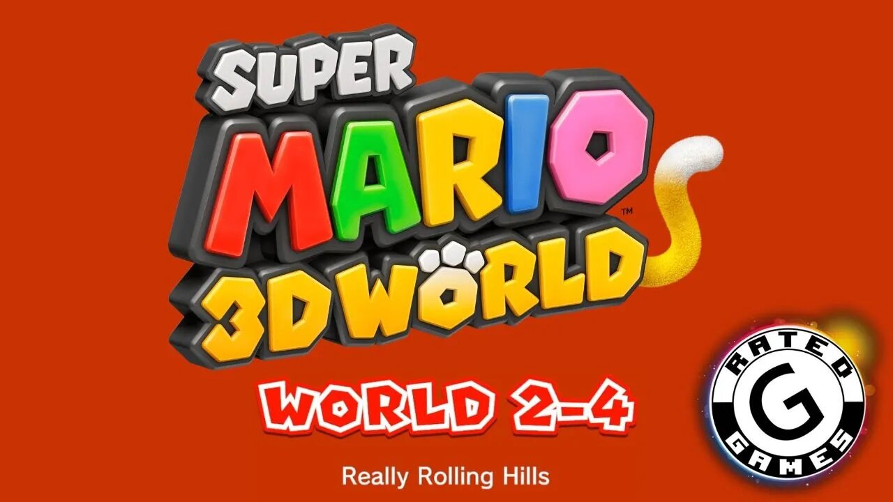 Super Mario 3D World No Commentary - World 2-4 - All Stars and Stamps