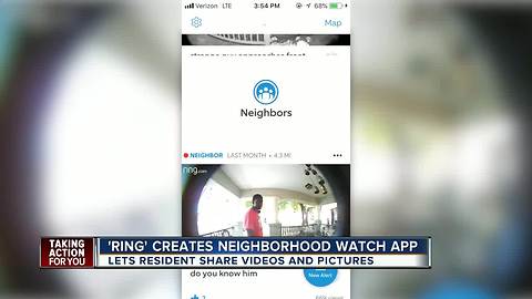 Doorbell surveillance company 'Ring' launches app to help neighbors fight crime