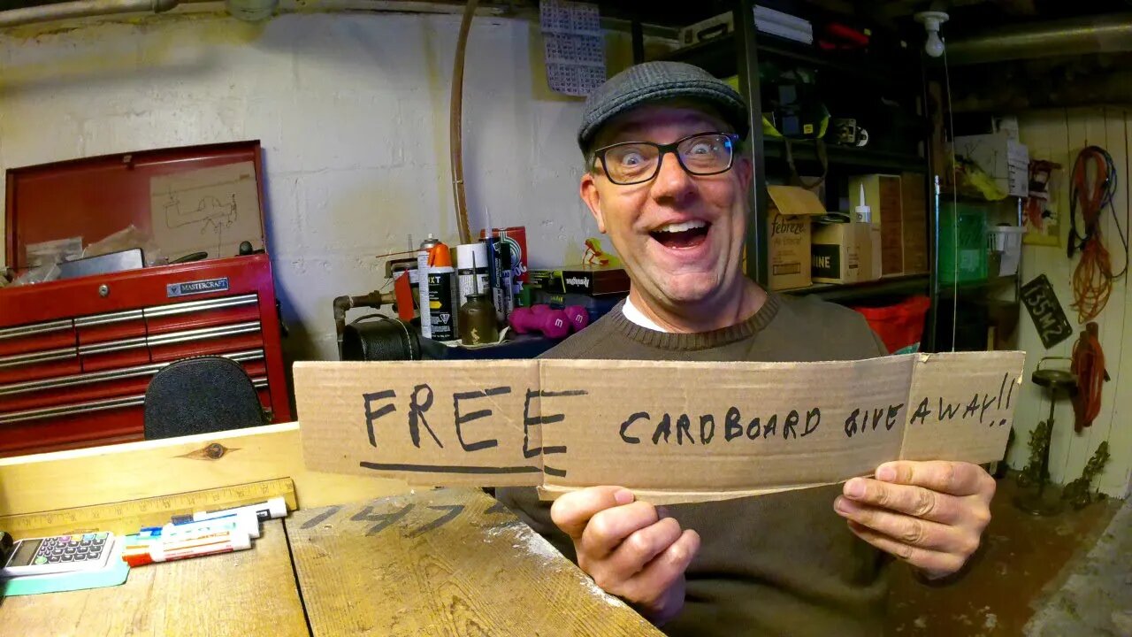 FREE CARDBOARD GIVEAWAY!