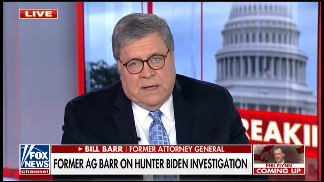 Fmr AG Barr: This Was Biden's Election Interference...