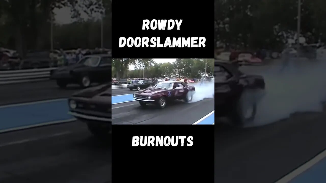 Rowdy Chevy Door Slammer Burnouts! #shorts