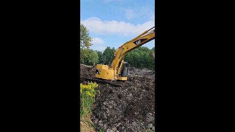 digging a pond!