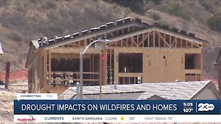 Drought impacts on wildfires and homes